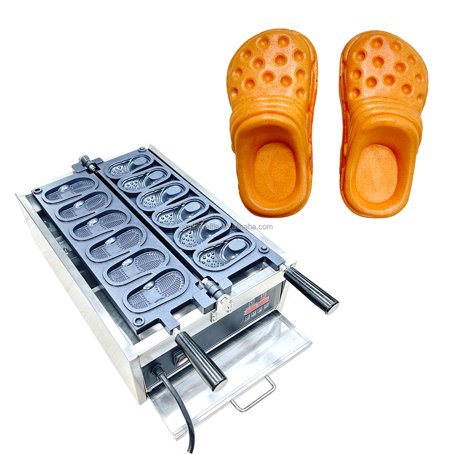 Bread Maker Machine - Commercial Electric Cheese Waffle Maker Snack