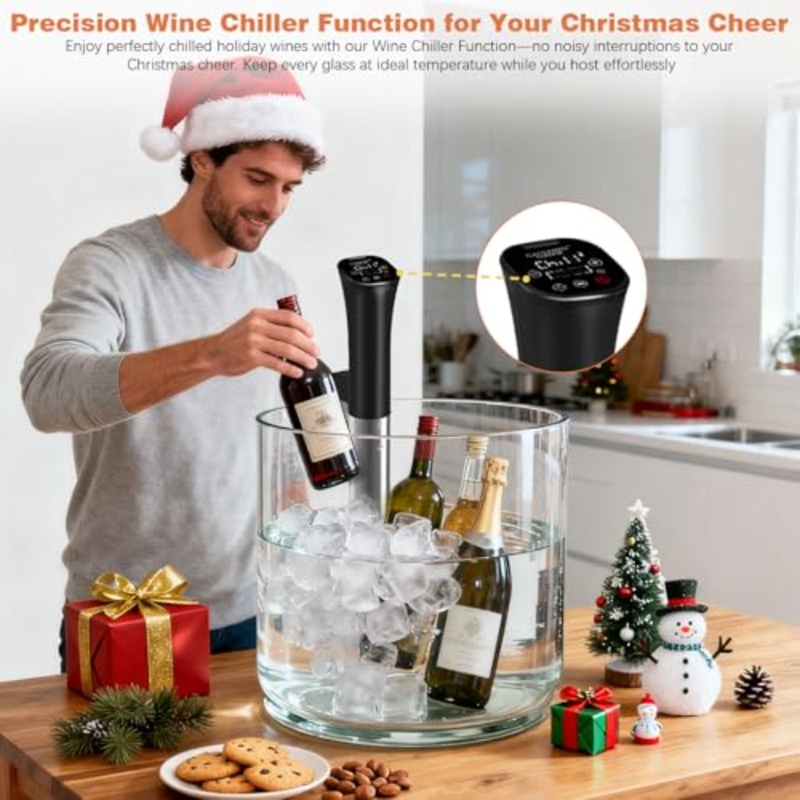 Sous Vide Cooker Wine Chiller  - مراجعة Sous Vide Immersion وسعره