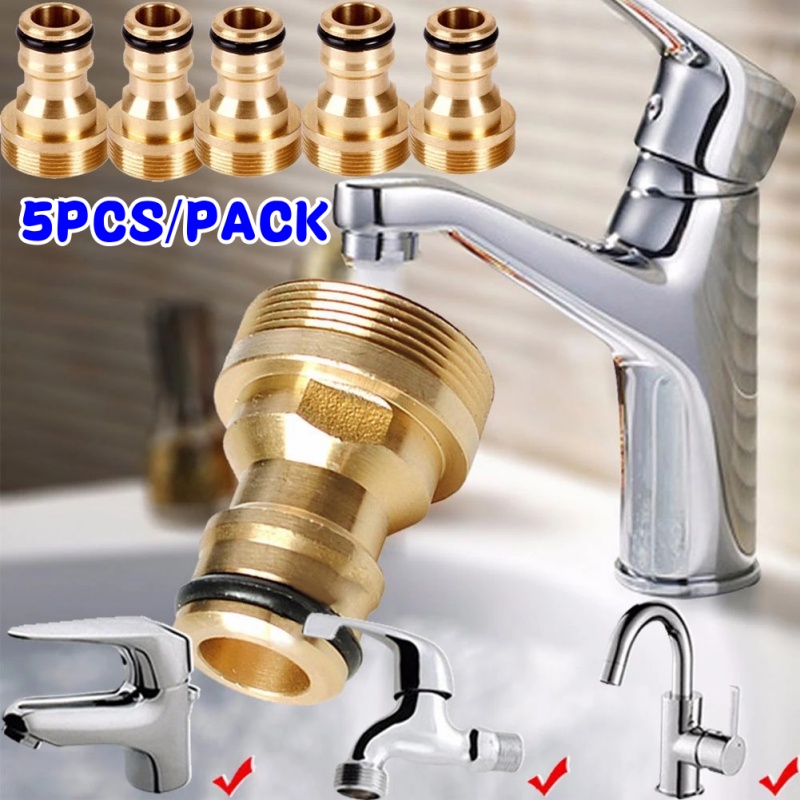 1/ 5PCS Universal Brass Tap Ki - مراجعة Kitchen Appliances Design وسعره