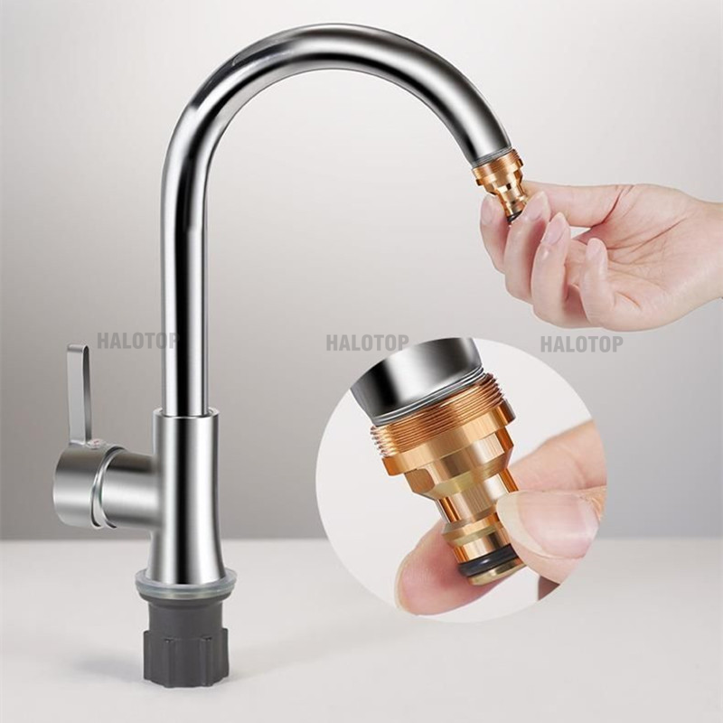 1/ 5PCS Universal Brass Tap Ki - مراجعة Kitchen Appliances Design وسعره
