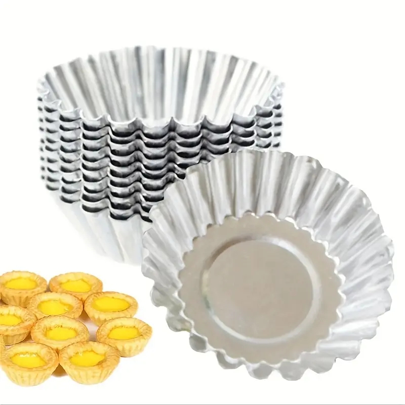 Reusable  Aluminum Egg Tart Mo - مراجعة Kitchen Appliances Design وسعره