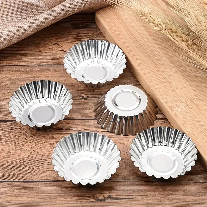 Reusable  Aluminum Egg Tart Mo - مراجعة Kitchen Appliances Design وسعره