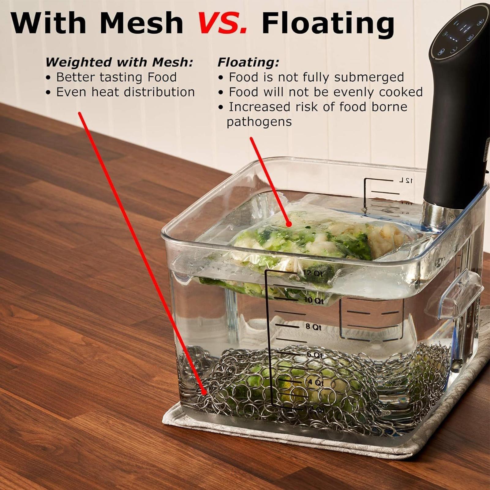 Sous Vide Sinker Weight Food S - مراجعة Sous Vide Immersion وسعره