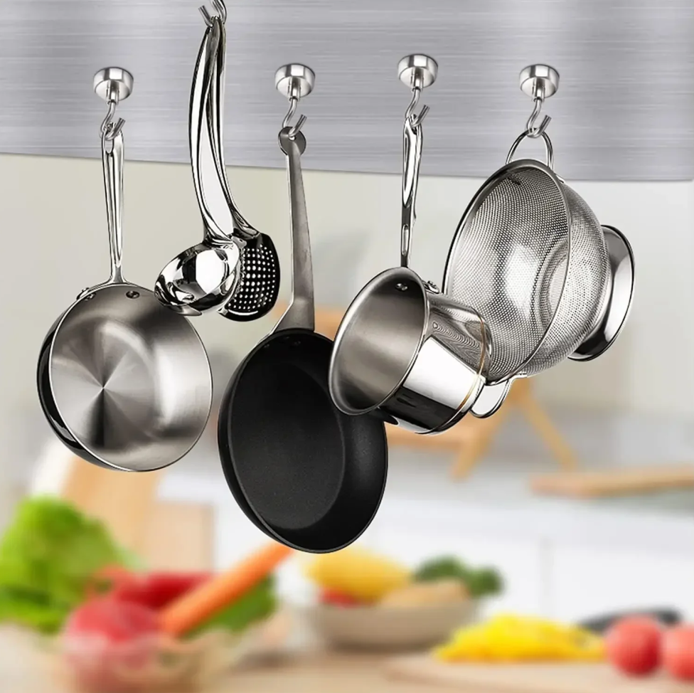 10pcs Premium Stainless Steel  - مراجعة Kitchen Appliances Shelves وسعره