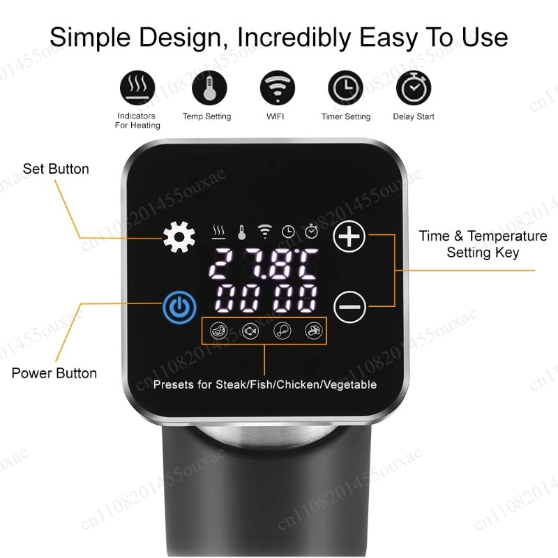 WiFi Sous Vide Machine 1300W I - مراجعة Sous Vide Immersion وسعره