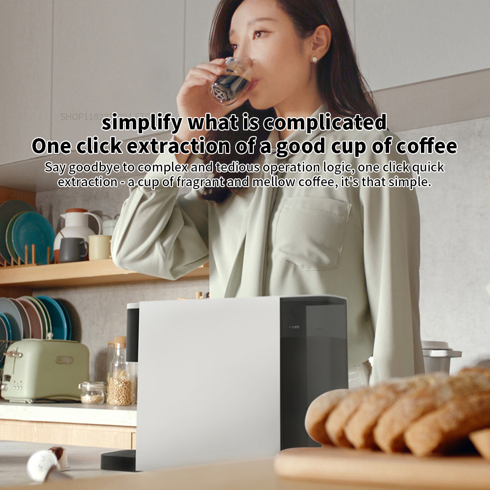 New MIJIA Capsule Coffee Machi - مراجعة Kitchen Appliances Xiaomi وسعره