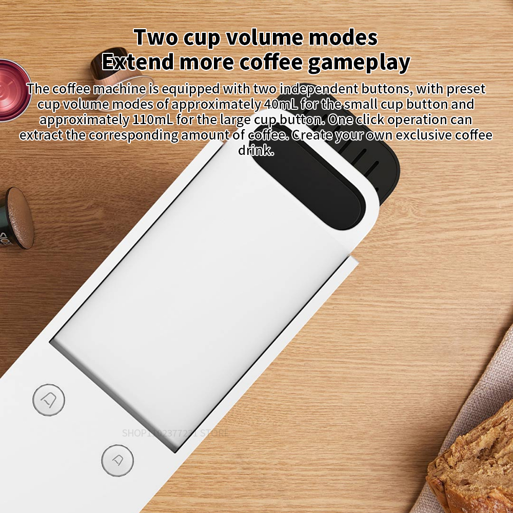 New MIJIA Capsule Coffee Machi - مراجعة Kitchen Appliances Xiaomi وسعره