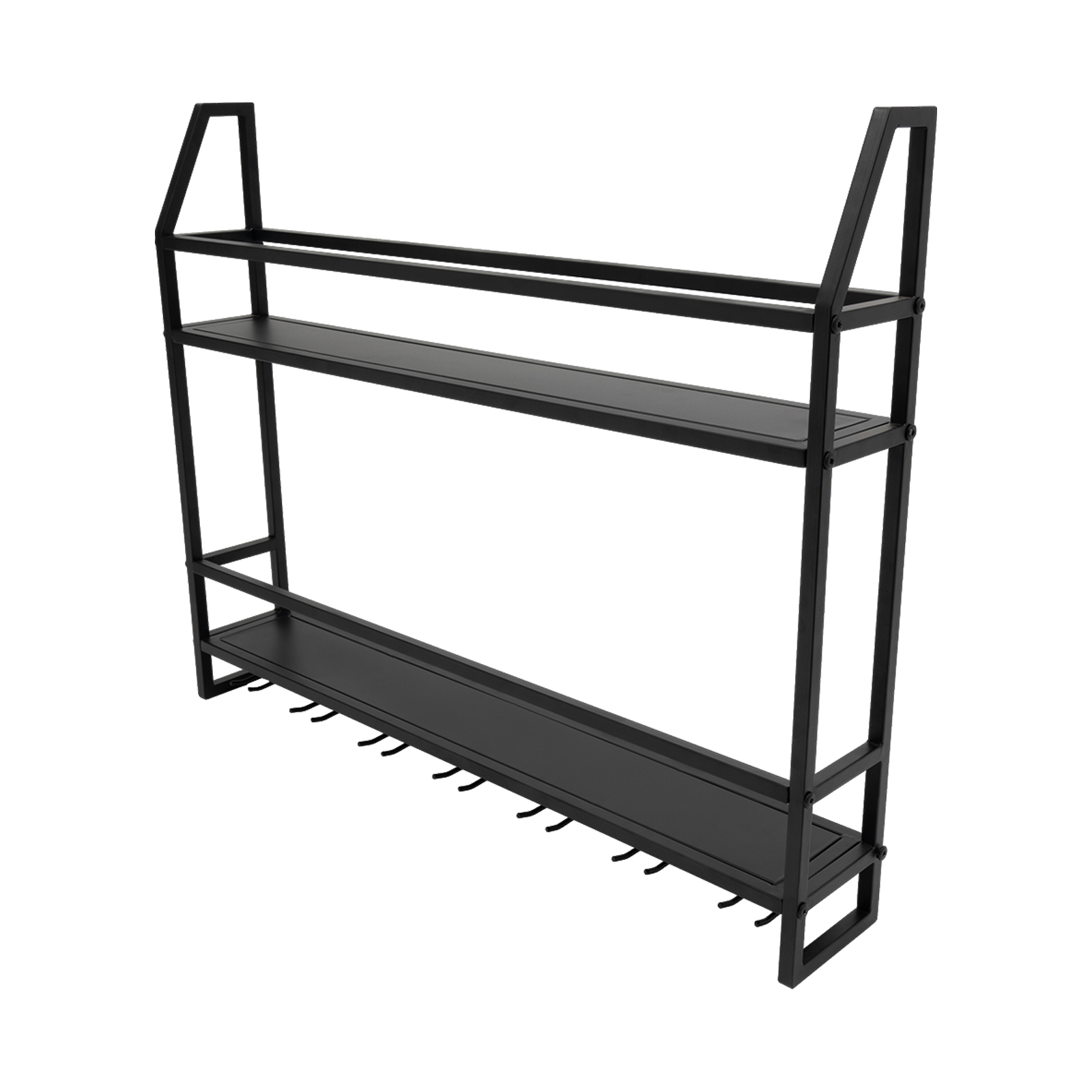 Double-layer Wine Rack Wall-Mo - مراجعة Kitchen Appliances Shelves وسعره