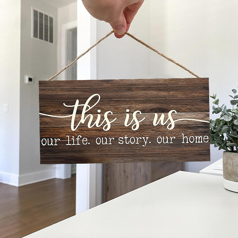 Rustic This is us Wall Hanging - مراجعة Kitchen Appliances Design وسعره