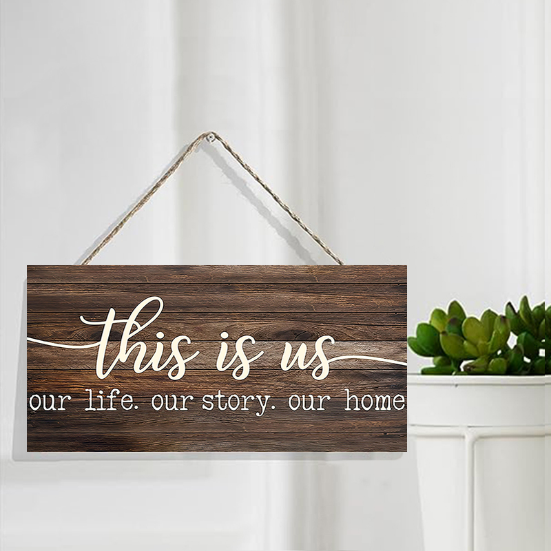 Rustic This is us Wall Hanging - مراجعة Kitchen Appliances Design وسعره