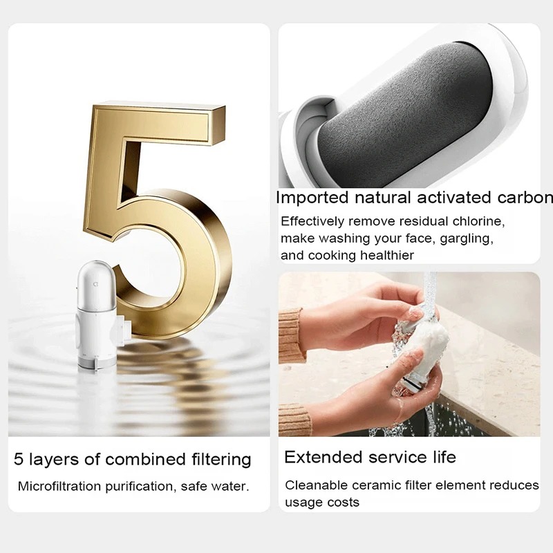 New XIAOMI Mijia Faucet Water  - مراجعة Kitchen Appliances Xiaomi وسعره