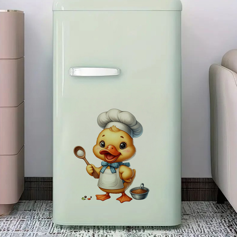Cartoon Duck Chef Self-Adhesiv - مراجعة Kitchen Appliances Design وسعره