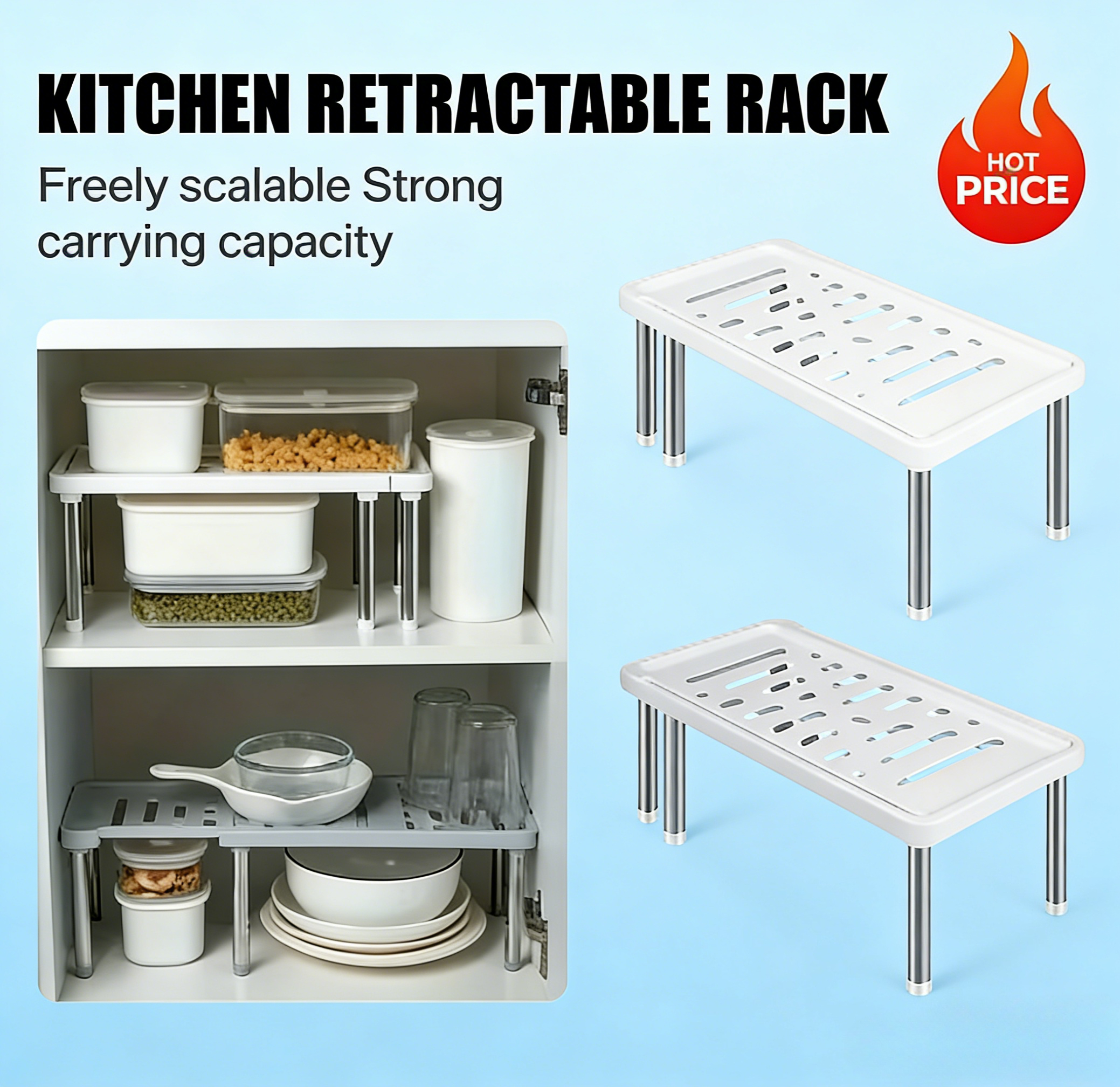 Scalable One Piece Multifuncti - مراجعة Kitchen Appliances Shelves وسعره