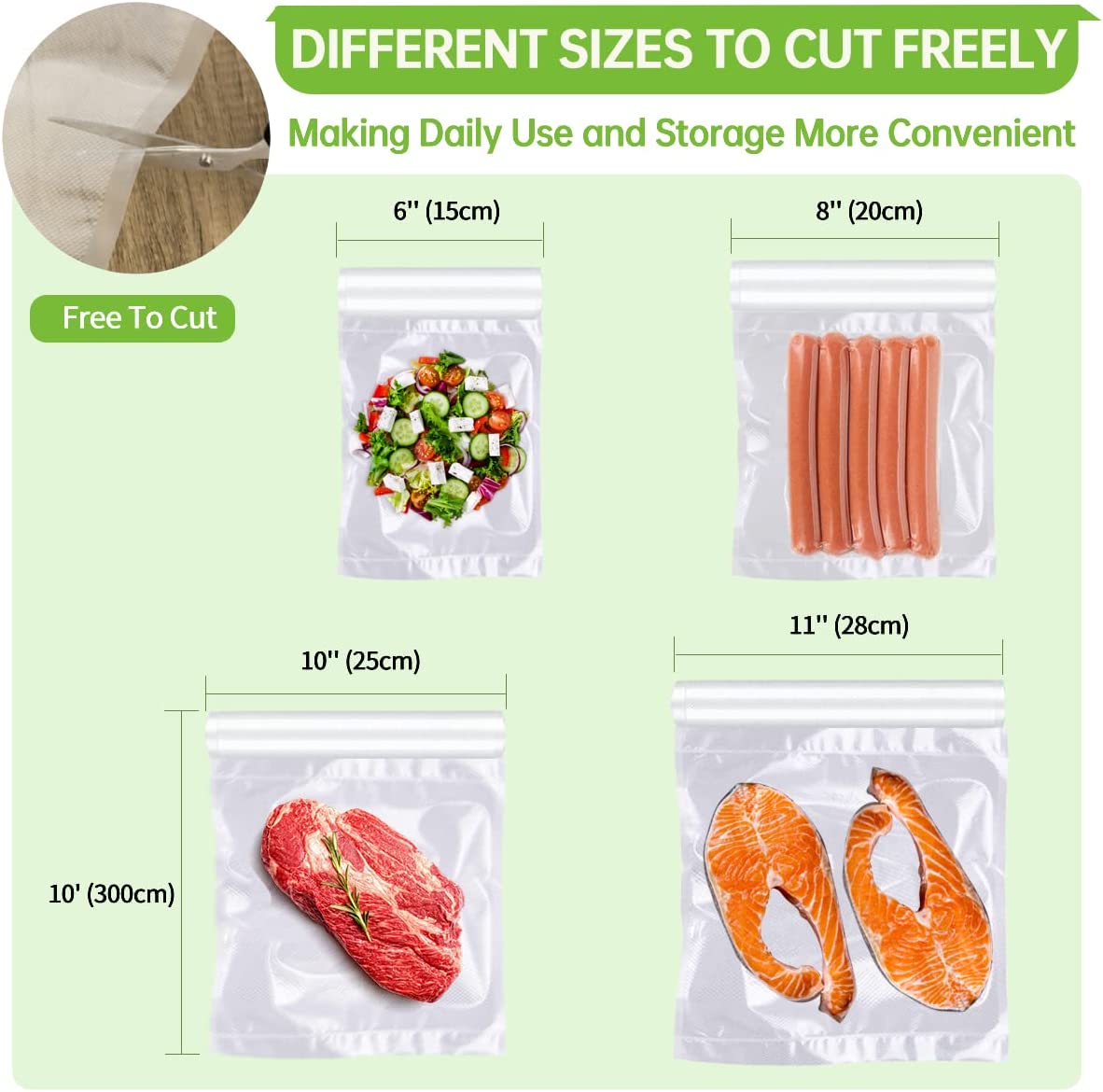 500cm/Rolls Food Vacuum Bags f - مراجعة Sous Vide Immersion وسعره