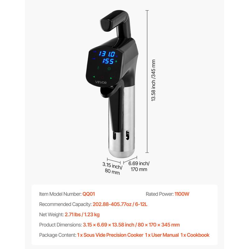 Sous Vide Precision Cooker, 11 - مراجعة Sous Vide Immersion وسعره