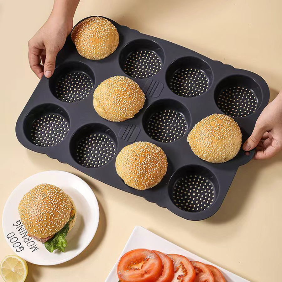 1PC Hamburger Bread mold 12-ho - مراجعة Kitchen Appliances Design وسعره
