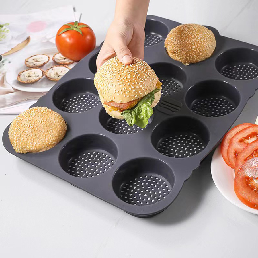1PC Hamburger Bread mold 12-ho - مراجعة Kitchen Appliances Design وسعره