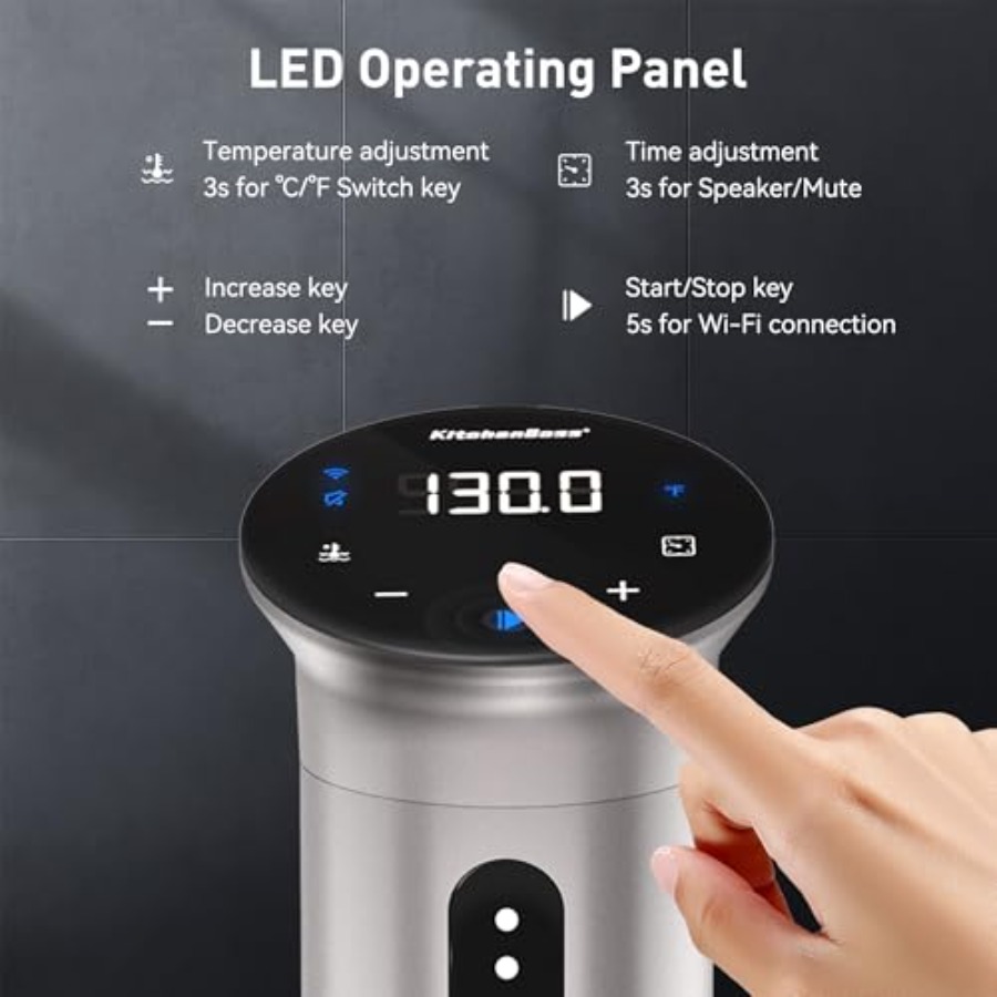 Wifi Sous Vide Cooker: Ultra-q - مراجعة Sous Vide Immersion وسعره
